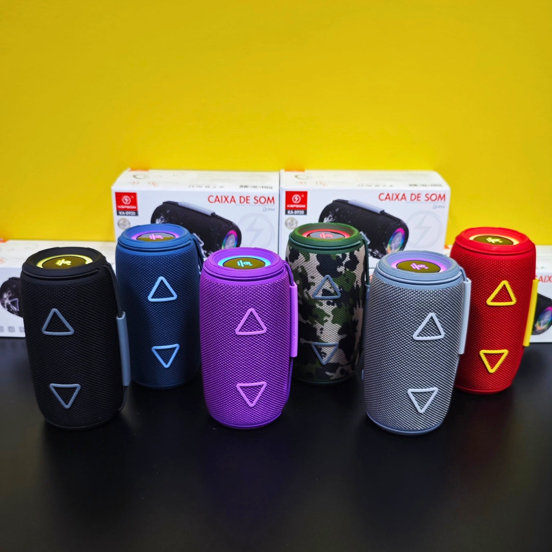A Festa Completa: Caixa de Som Kapbom 50W com Graves Potentes e Show de Luzes RGB