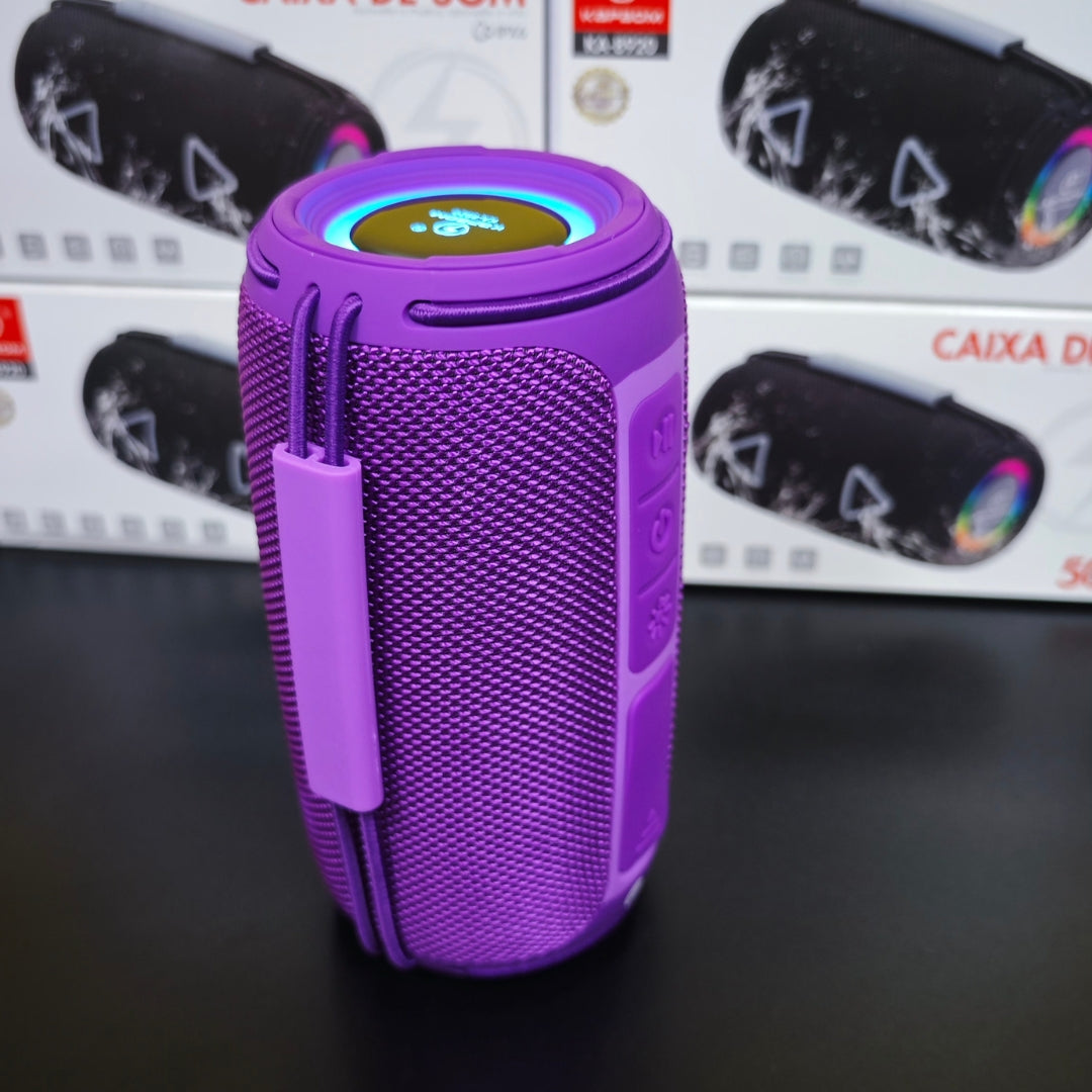 A Festa Completa: Caixa de Som Kapbom 50W com Graves Potentes e Show de Luzes RGB