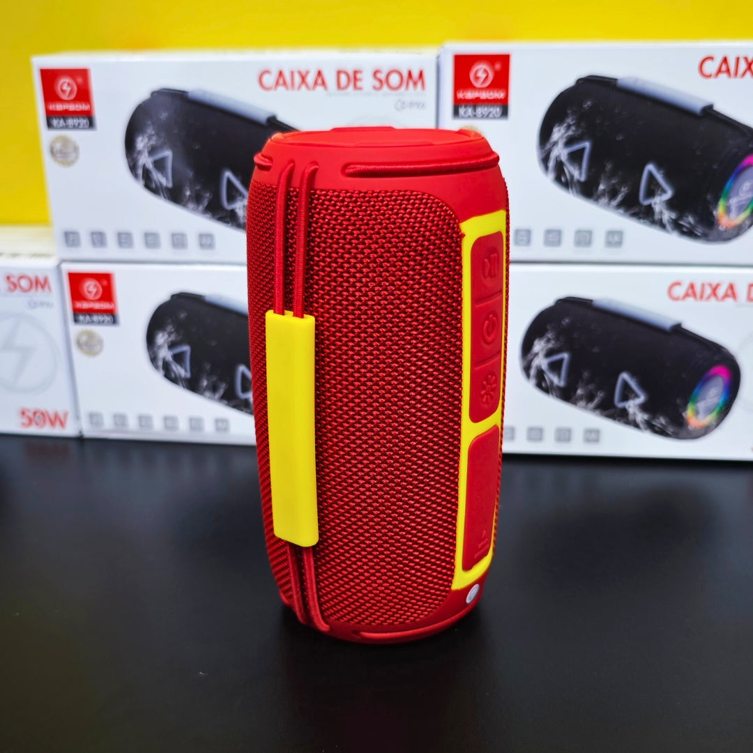 A Festa Completa: Caixa de Som Kapbom 50W com Graves Potentes e Show de Luzes RGB