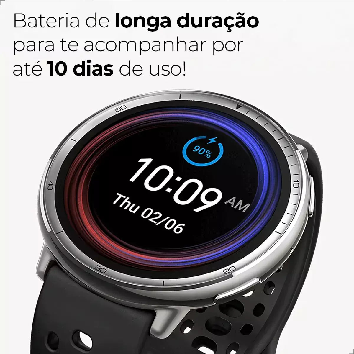 Responda Mensagens no Pulso: Amazfit Active 2 com GPS, Tela AMOLED e À Prova d'Água