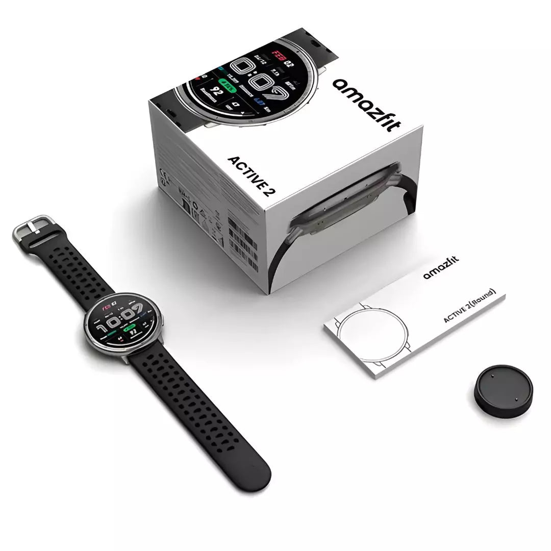 Responda Mensagens no Pulso: Amazfit Active 2 com GPS, Tela AMOLED e À Prova d'Água