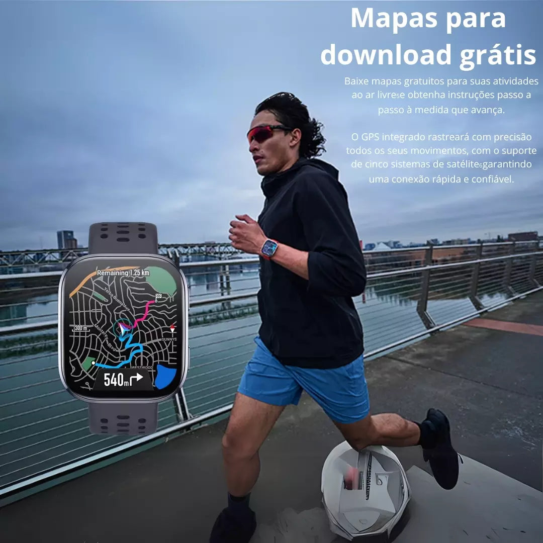 A Evolução da Linha Bip: Amazfit Bip 6 com Tela AMOLED, GPS Integrado e À Prova d'Água