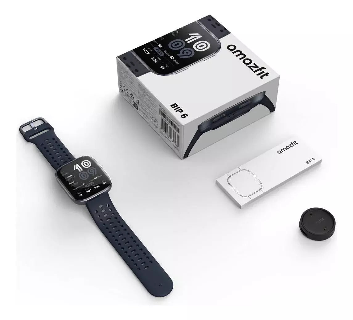 A Evolução da Linha Bip: Amazfit Bip 6 com Tela AMOLED, GPS Integrado e À Prova d'Água