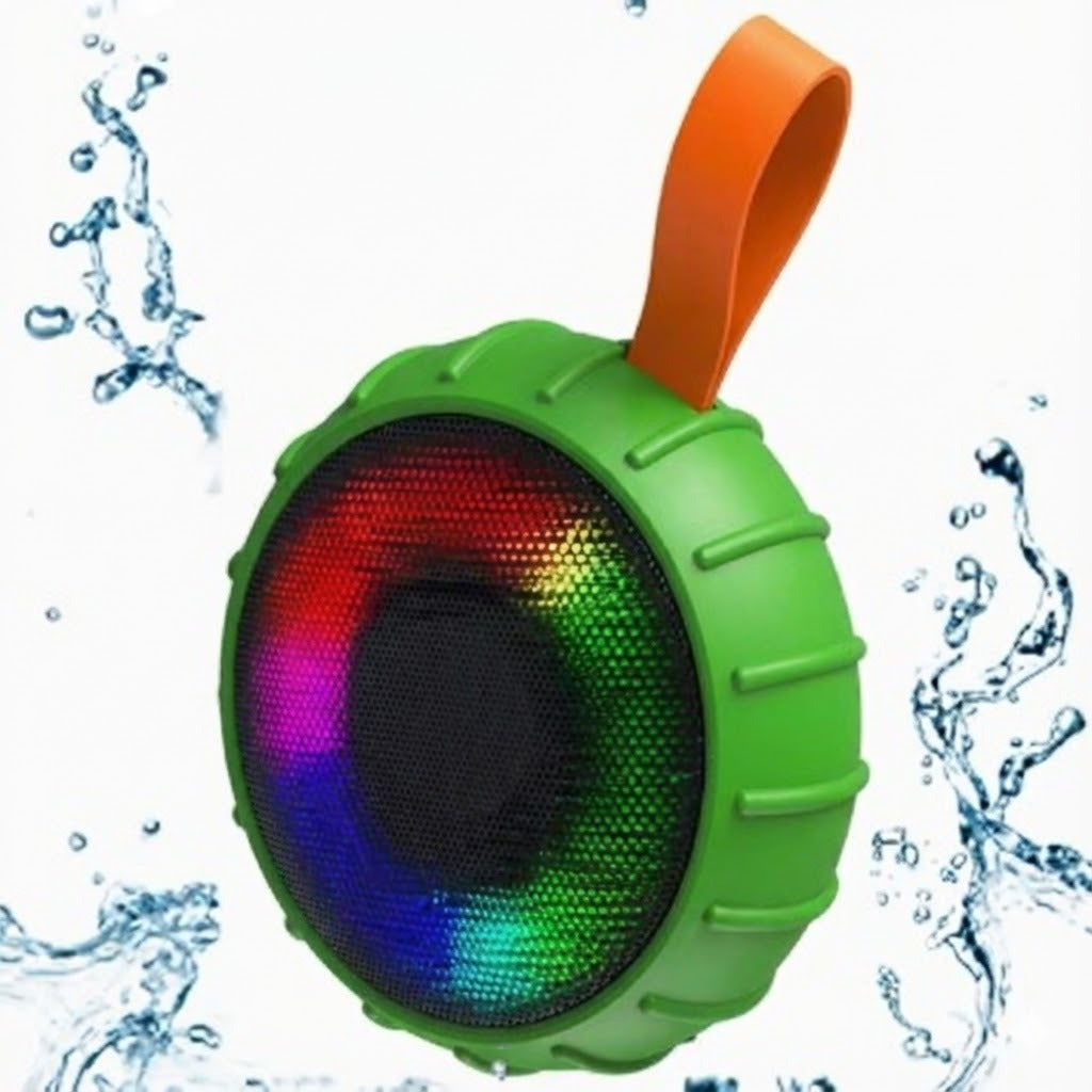 Música no Banho ou Piscina: Caixa Bluetooth Kapbom KA-8556 100% À Prova d'Água