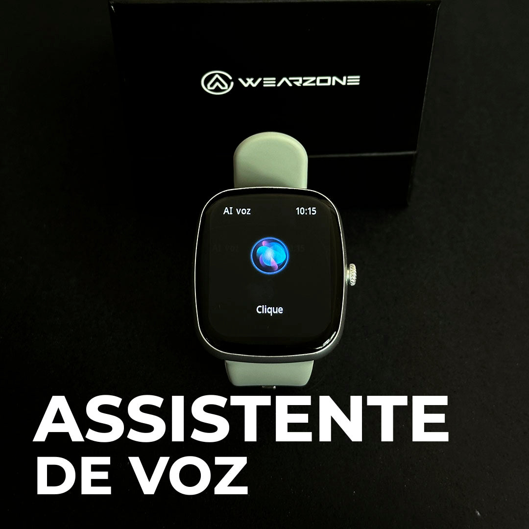 Simples e Resistente: Smartwatch Esportivo WEARZONE EASY com Bateria de Longa Duração e Proteção à Água