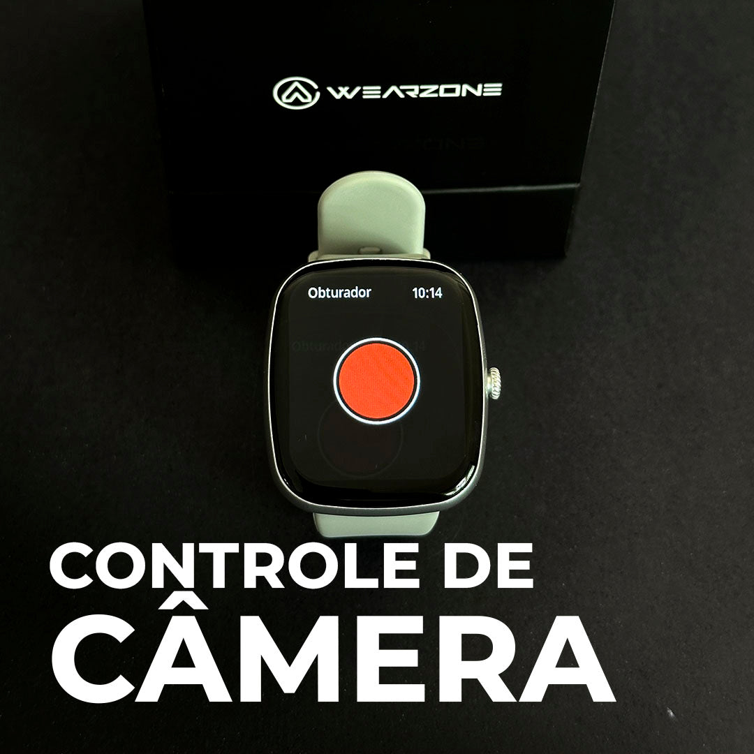 Simples e Resistente: Smartwatch Esportivo WEARZONE EASY com Bateria de Longa Duração e Proteção à Água