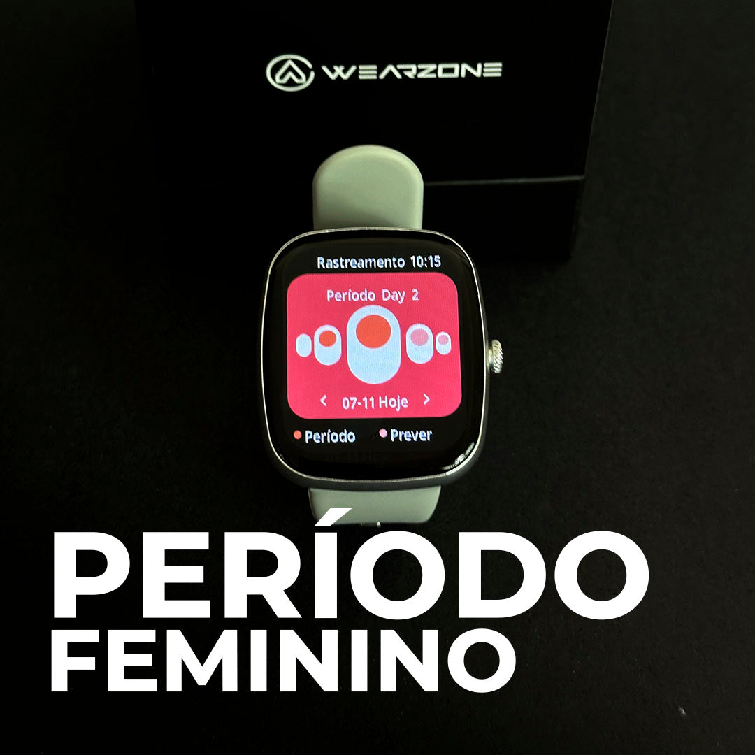 Simples e Resistente: Smartwatch Esportivo WEARZONE EASY com Bateria de Longa Duração e Proteção à Água