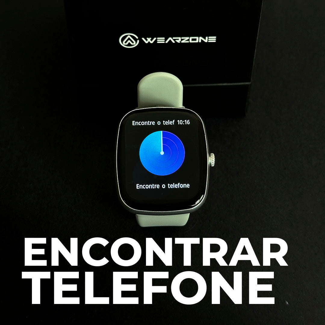 Simples e Resistente: Smartwatch Esportivo WEARZONE EASY com Bateria de Longa Duração e Proteção à Água