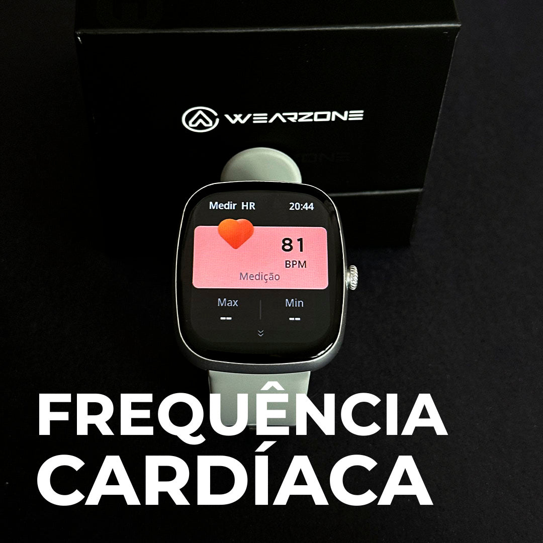 Simples e Resistente: Smartwatch Esportivo WEARZONE EASY com Bateria de Longa Duração e Proteção à Água