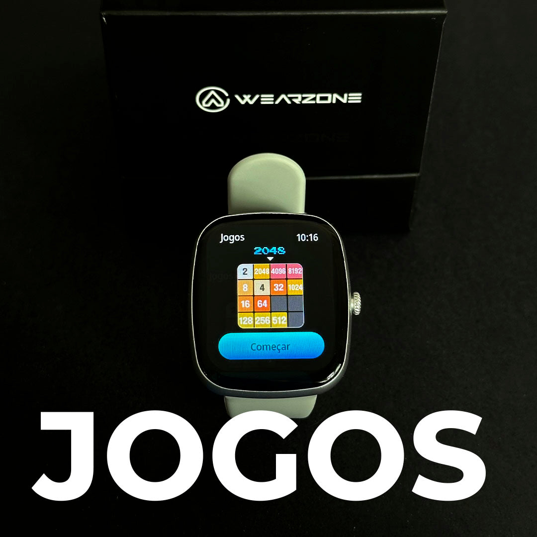 Simples e Resistente: Smartwatch Esportivo WEARZONE EASY com Bateria de Longa Duração e Proteção à Água