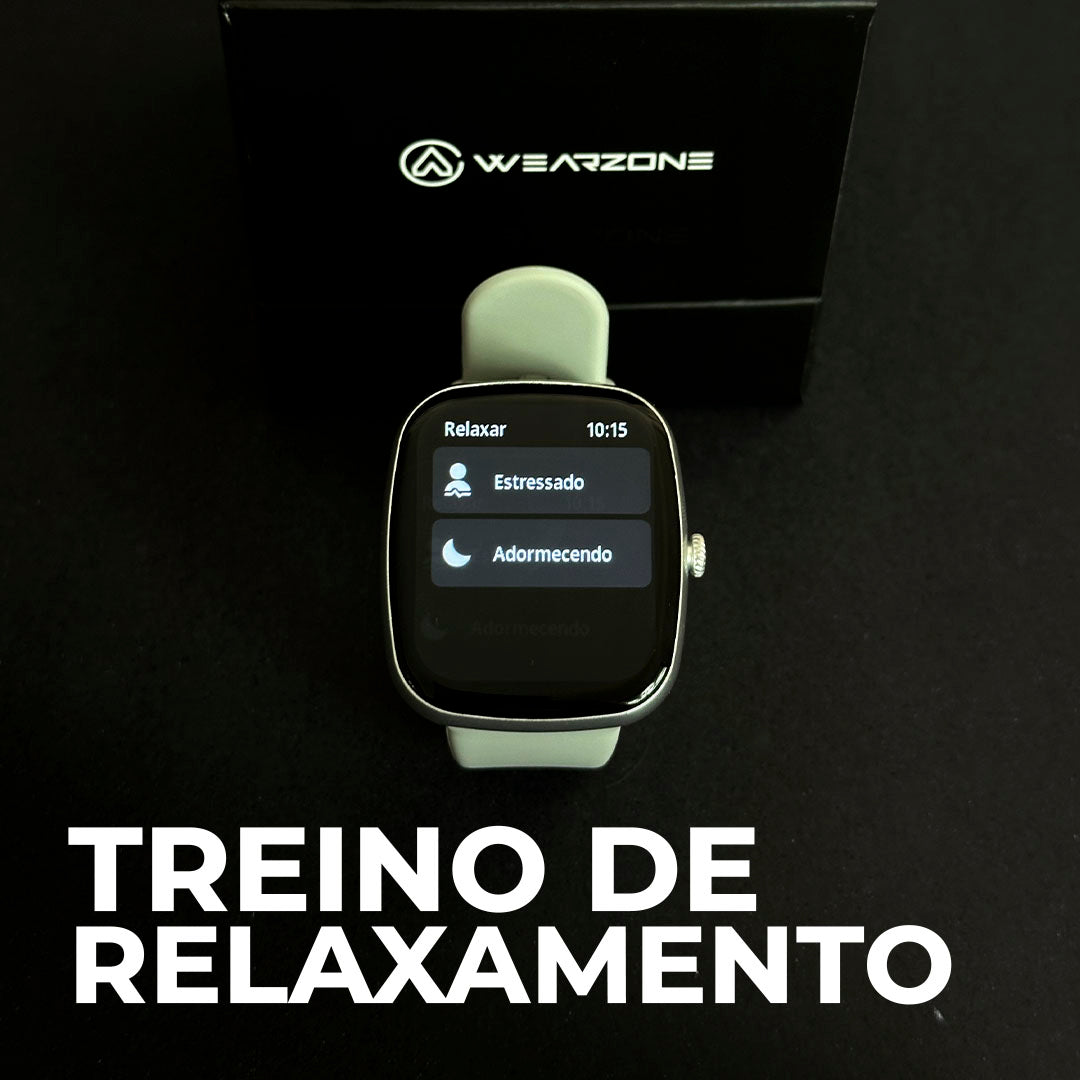 Simples e Resistente: Smartwatch Esportivo WEARZONE EASY com Bateria de Longa Duração e Proteção à Água