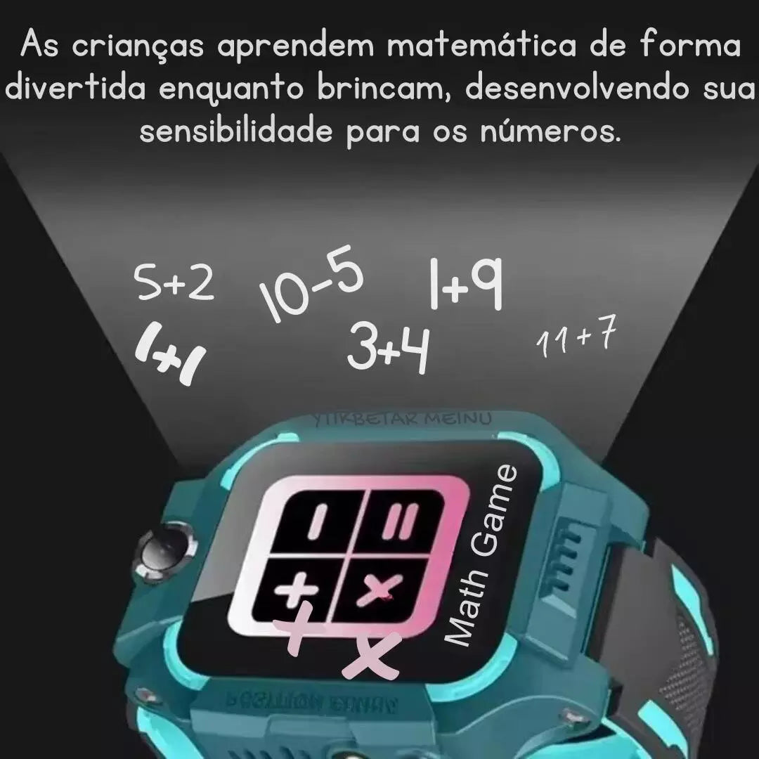 Segurança Total para seu Filho: Smartwatch Howear C3 com Localizador GPS, Botão SOS e Chip 4G