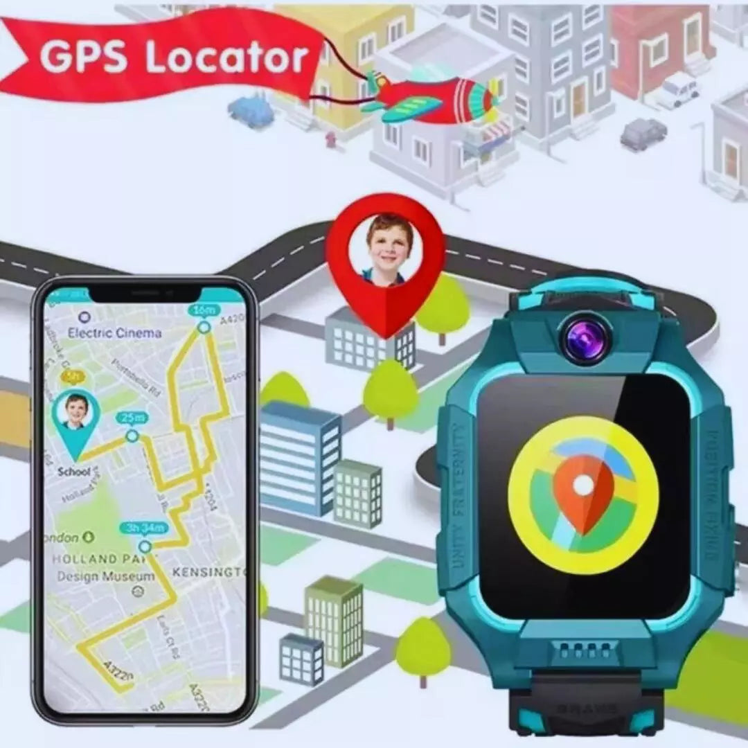 Segurança Total para seu Filho: Smartwatch Howear C3 com Localizador GPS, Botão SOS e Chip 4G