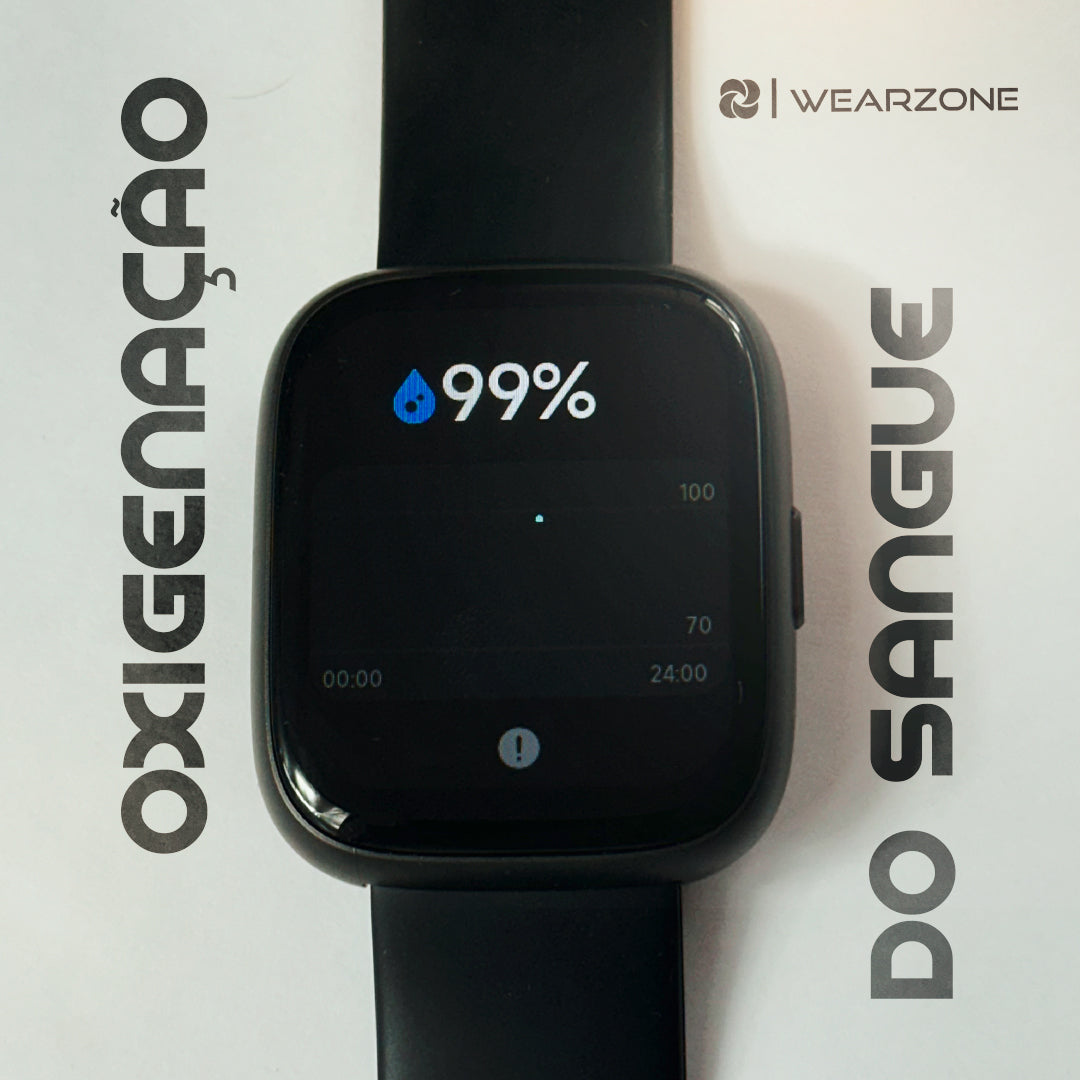 Smartwatch PULSE WEARZONE: Comande Tudo com Alexa Integrada, Bateria de 7 Dias e Proteção 3ATM