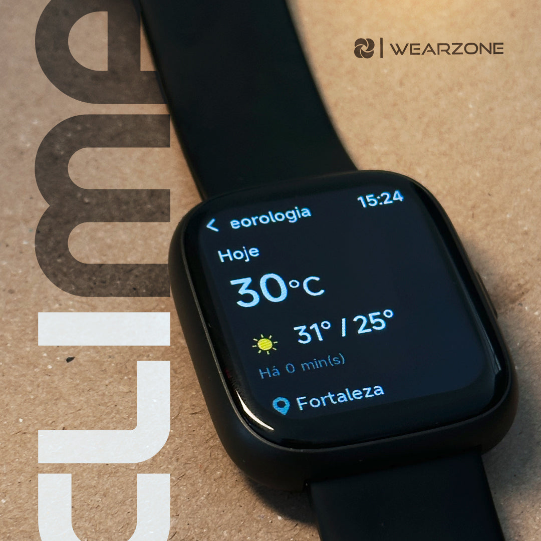 Smartwatch PULSE WEARZONE: Comande Tudo com Alexa Integrada, Bateria de 7 Dias e Proteção 3ATM