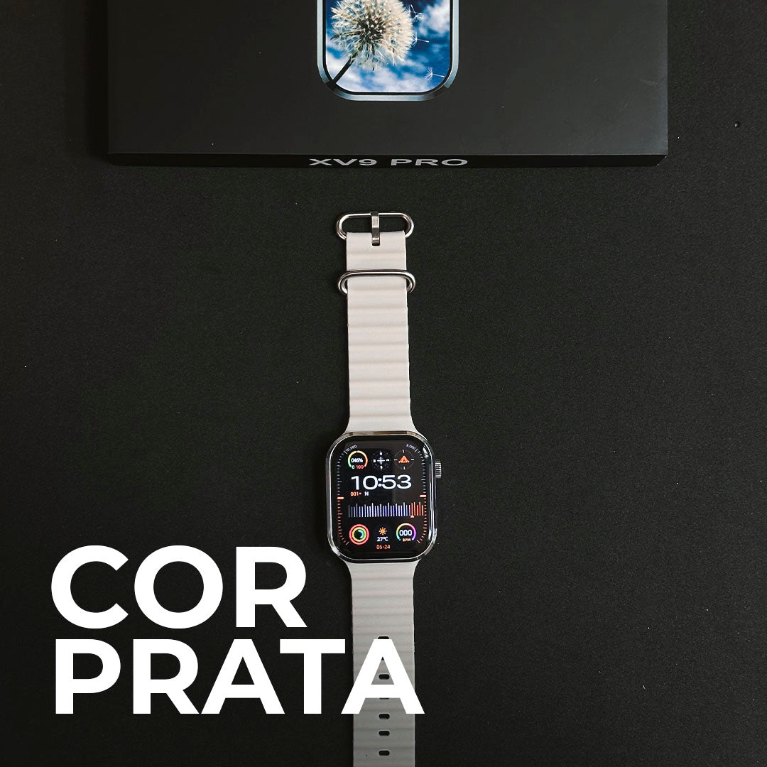 Zero Travamentos: Smartwatch Xv9 Pro com CPU Dual Core e Tela Nível AMOLED