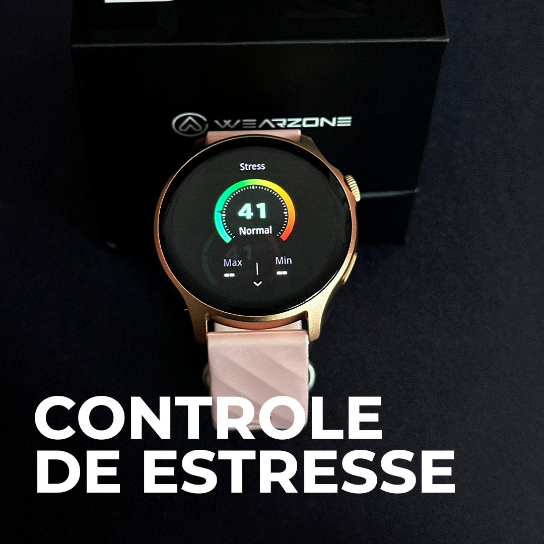Cores Vibrantes, Vida Ativa: Smartwatch LIFE com Tela AMOLED, 100 Esportes e Bateria de Longa Duração