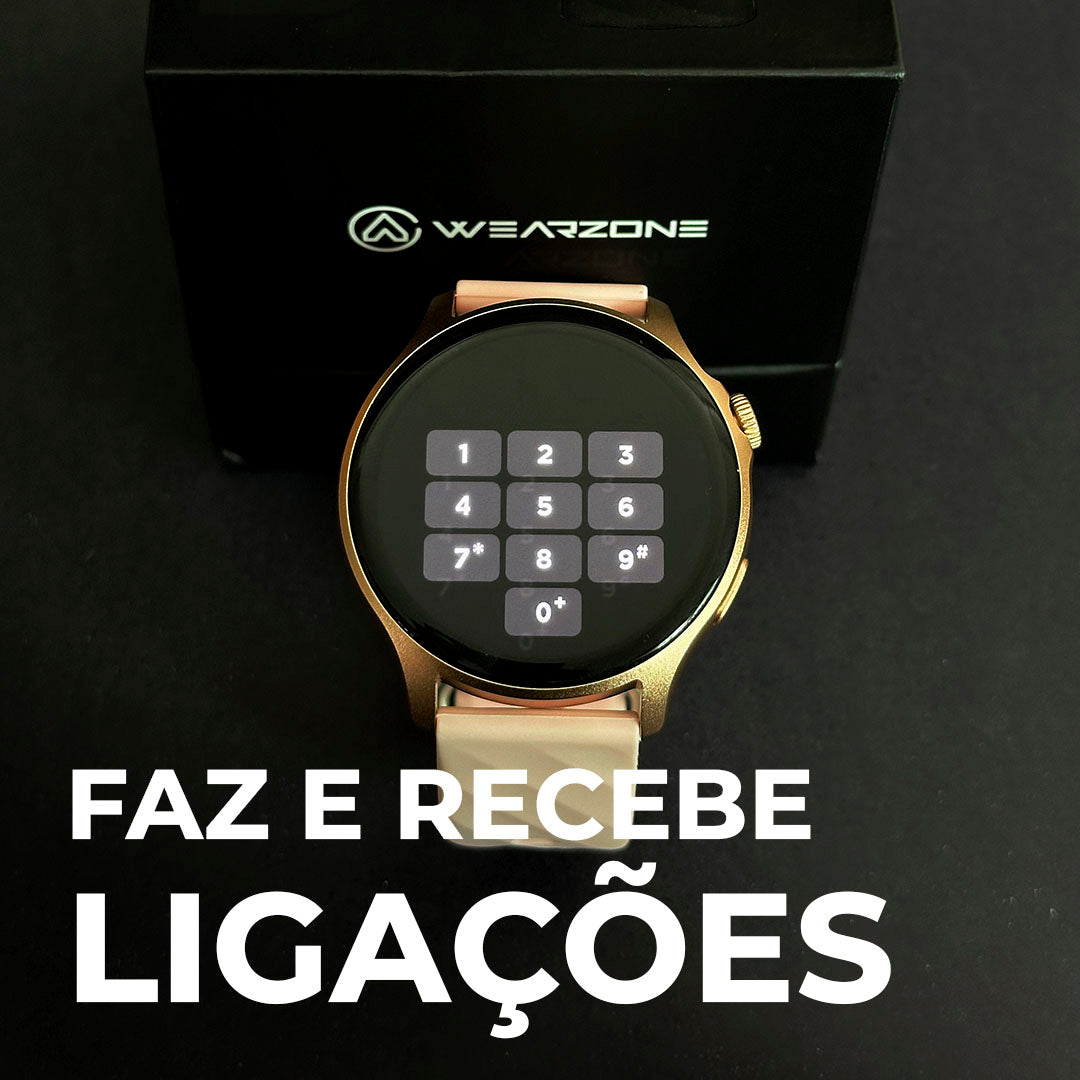 Cores Vibrantes, Vida Ativa: Smartwatch LIFE com Tela AMOLED, 100 Esportes e Bateria de Longa Duração