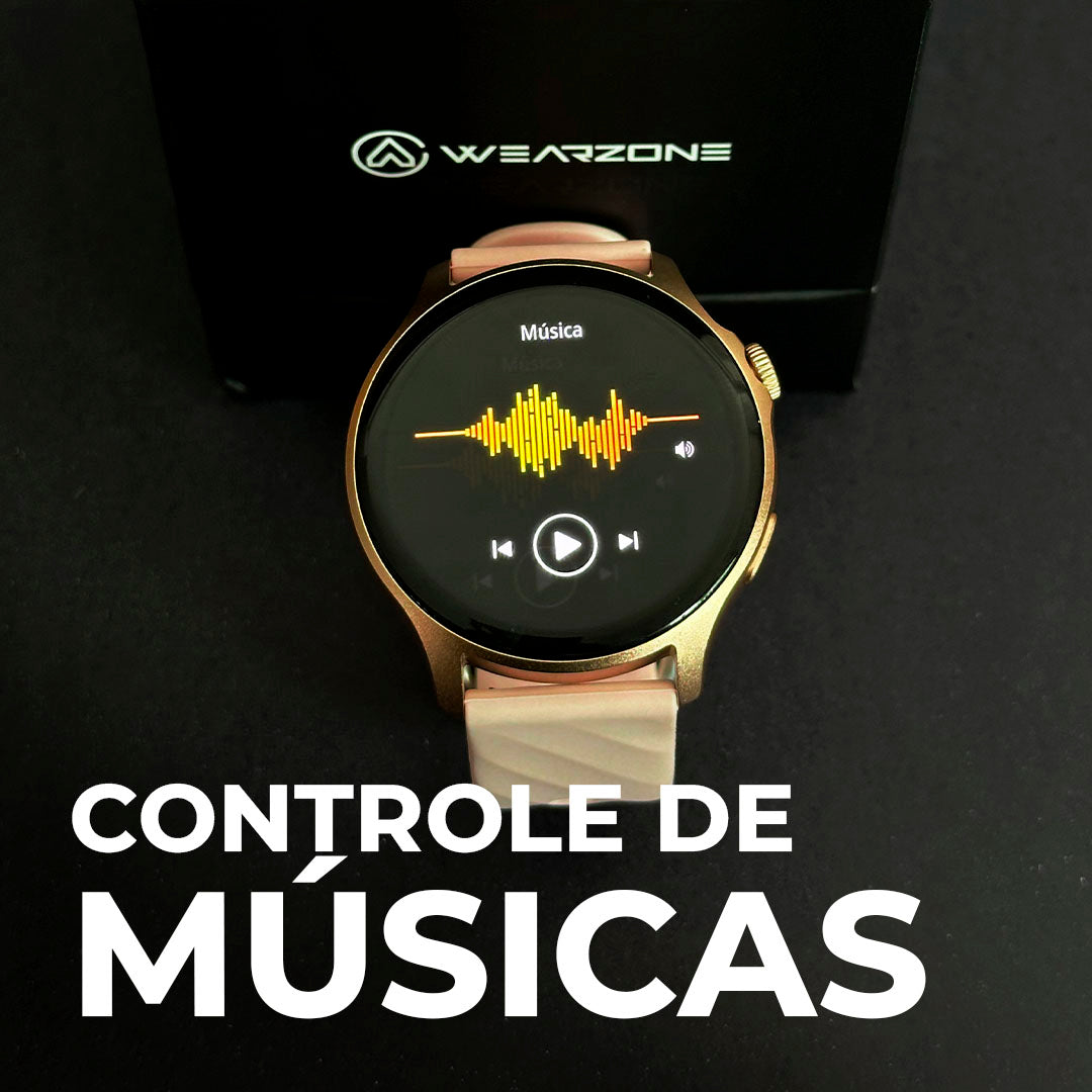 Cores Vibrantes, Vida Ativa: Smartwatch LIFE com Tela AMOLED, 100 Esportes e Bateria de Longa Duração