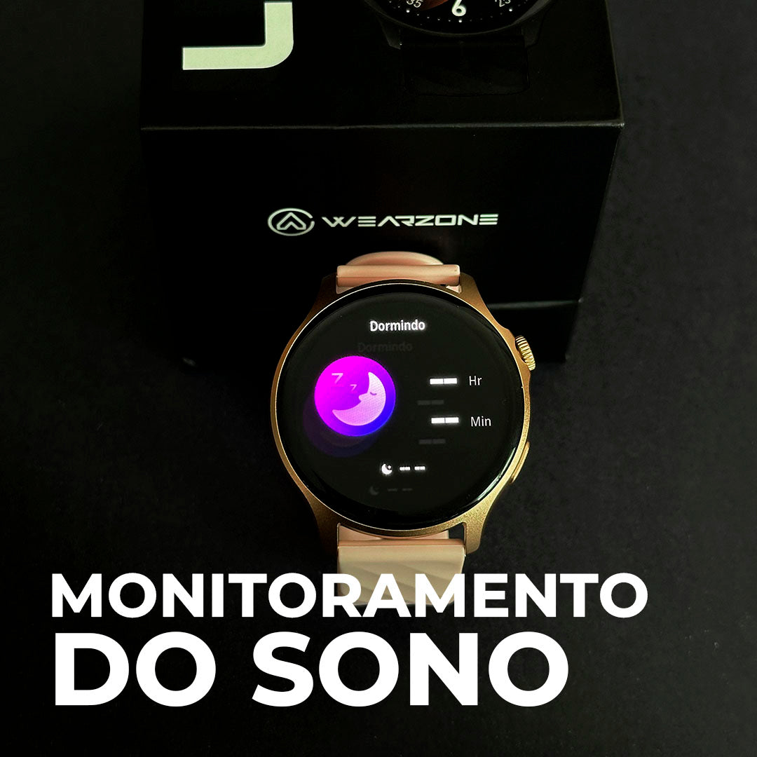 Cores Vibrantes, Vida Ativa: Smartwatch LIFE com Tela AMOLED, 100 Esportes e Bateria de Longa Duração