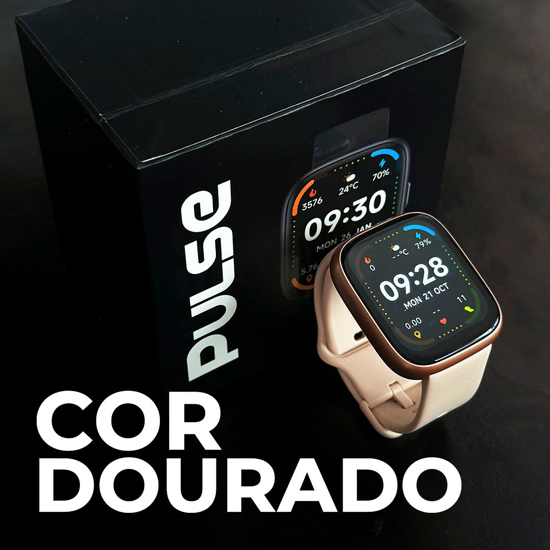 Smartwatch PULSE WEARZONE: Comande Tudo com Alexa Integrada, Bateria de 7 Dias e Proteção 3ATM
