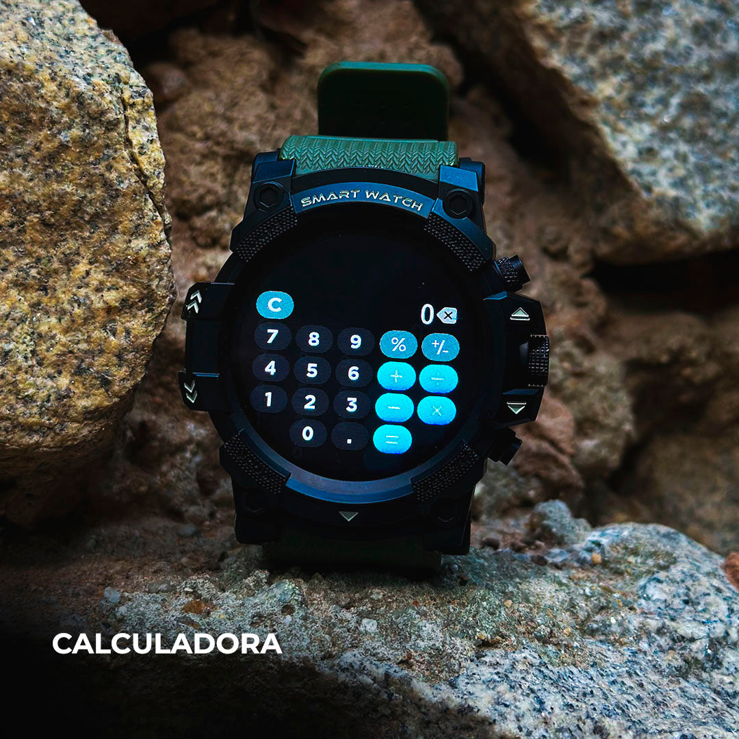 Smartwatch THUNDER: O Relógio com GPS Feito para Todos os Seus Treinos. Descubra 100 Modos de Esporte.