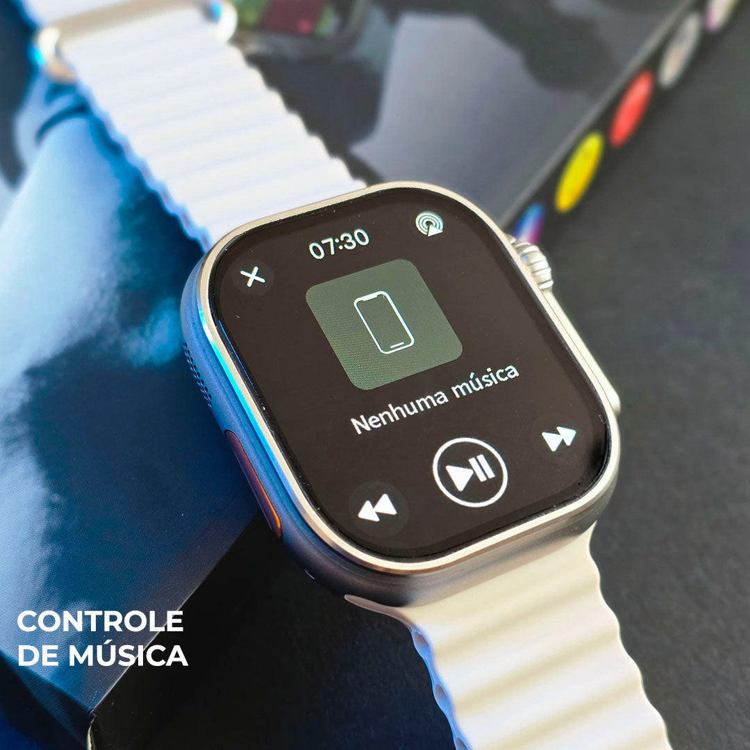 Música sem Celular + Natação: Smartwatch U4 PRO com 1GB de Memória e Resistência 3ATM