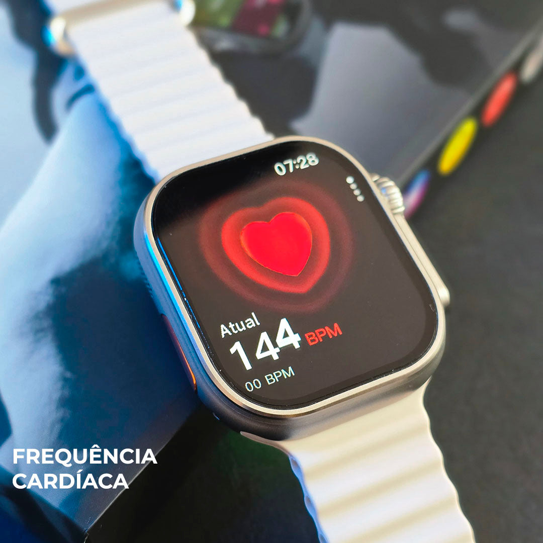 Música sem Celular + Natação: Smartwatch U4 PRO com 1GB de Memória e Resistência 3ATM