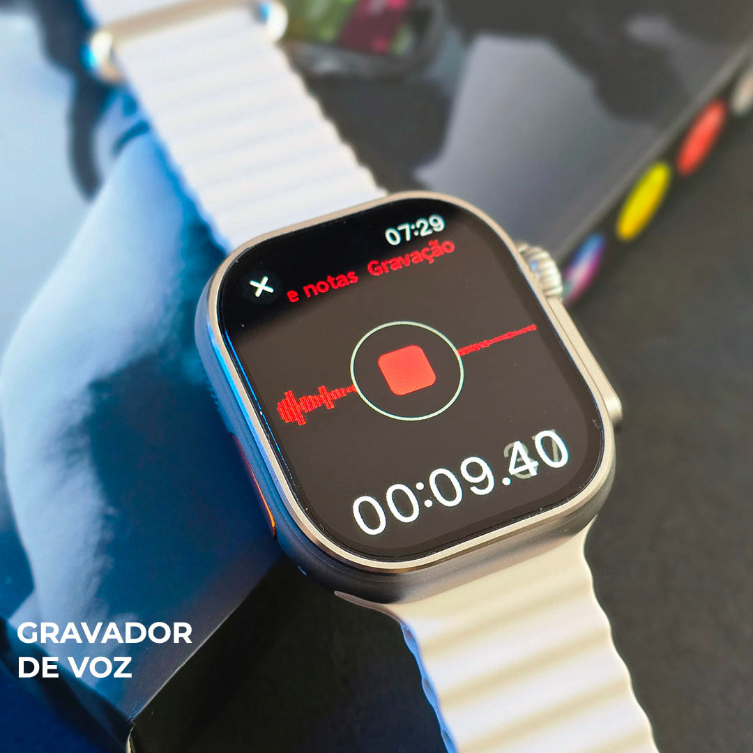 Música sem Celular + Natação: Smartwatch U4 PRO com 1GB de Memória e Resistência 3ATM