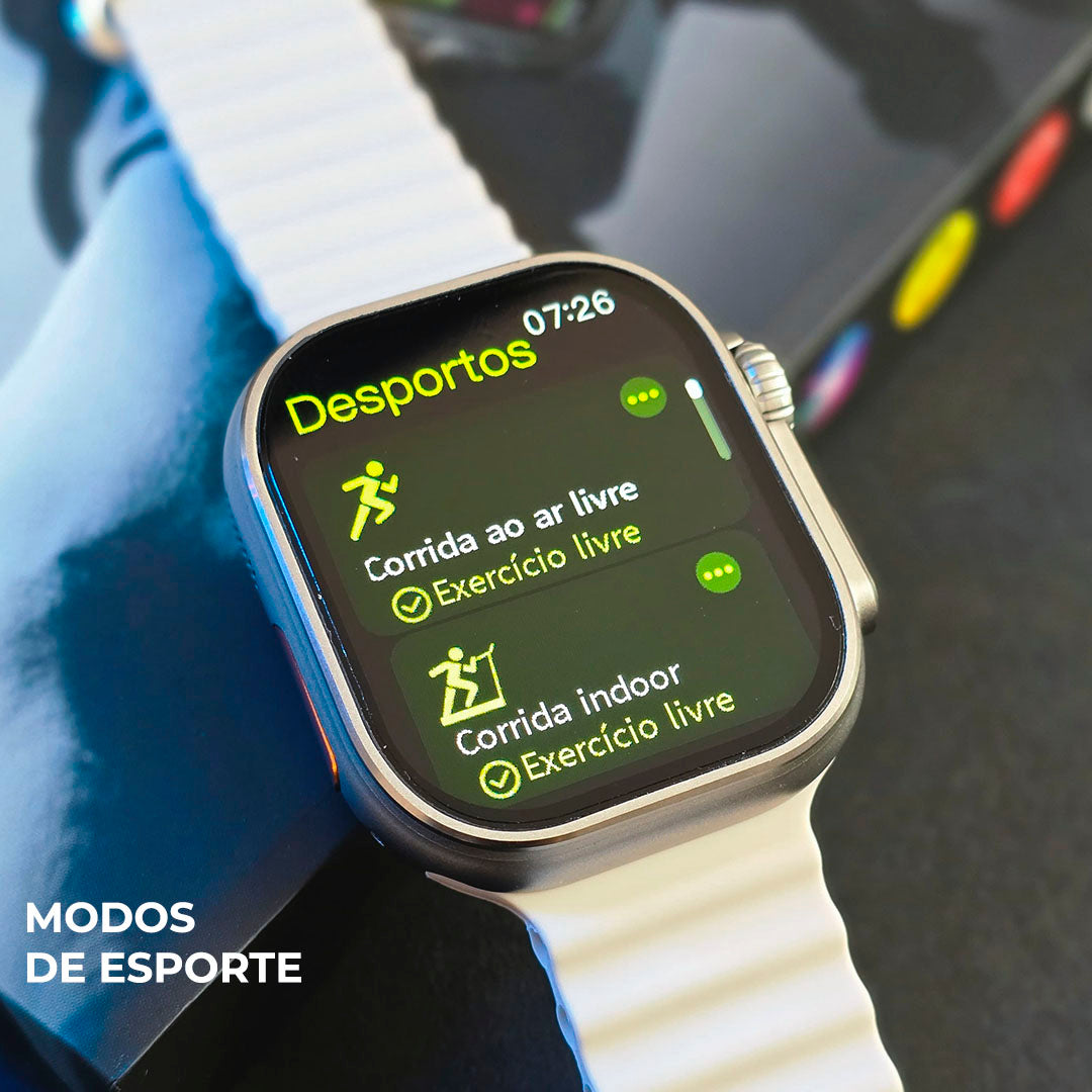 Música sem Celular + Natação: Smartwatch U4 PRO com 1GB de Memória e Resistência 3ATM