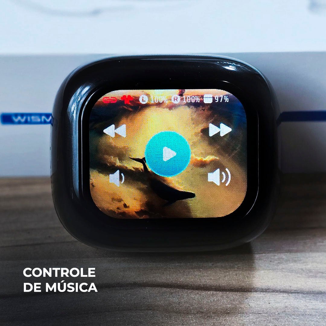 Imersão Total: Fone Wisme WT 7 com Cancelamento de Ruído (ANC) e Smart Case Touch