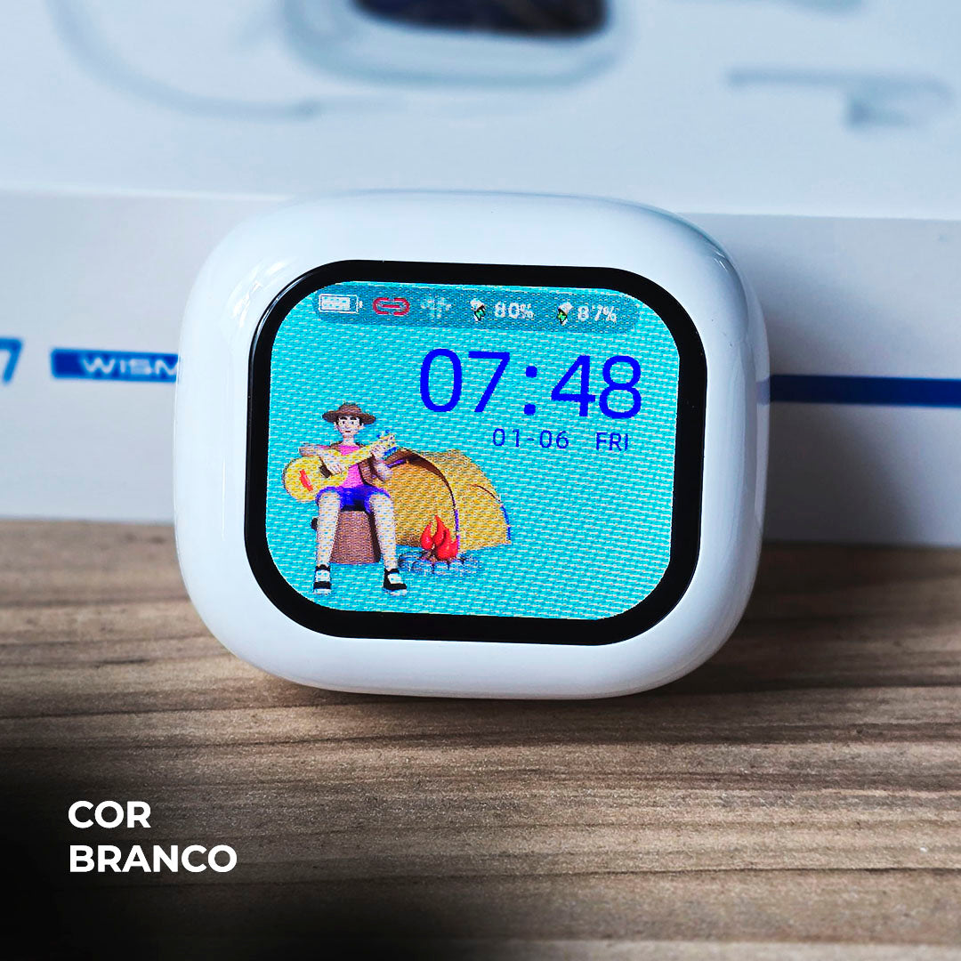 Imersão Total: Fone Wisme WT 7 com Cancelamento de Ruído (ANC) e Smart Case Touch