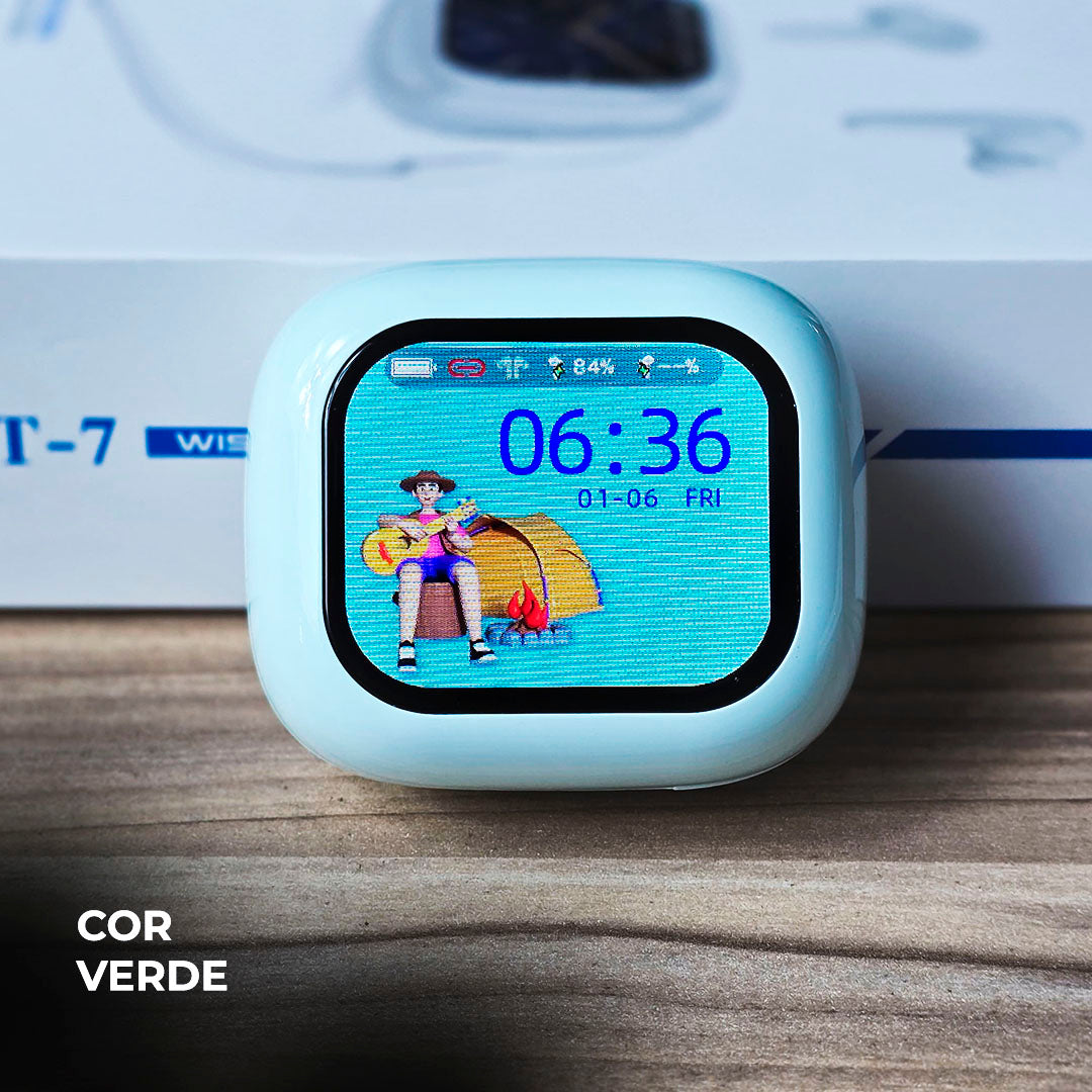 Imersão Total: Fone Wisme WT 7 com Cancelamento de Ruído (ANC) e Smart Case Touch