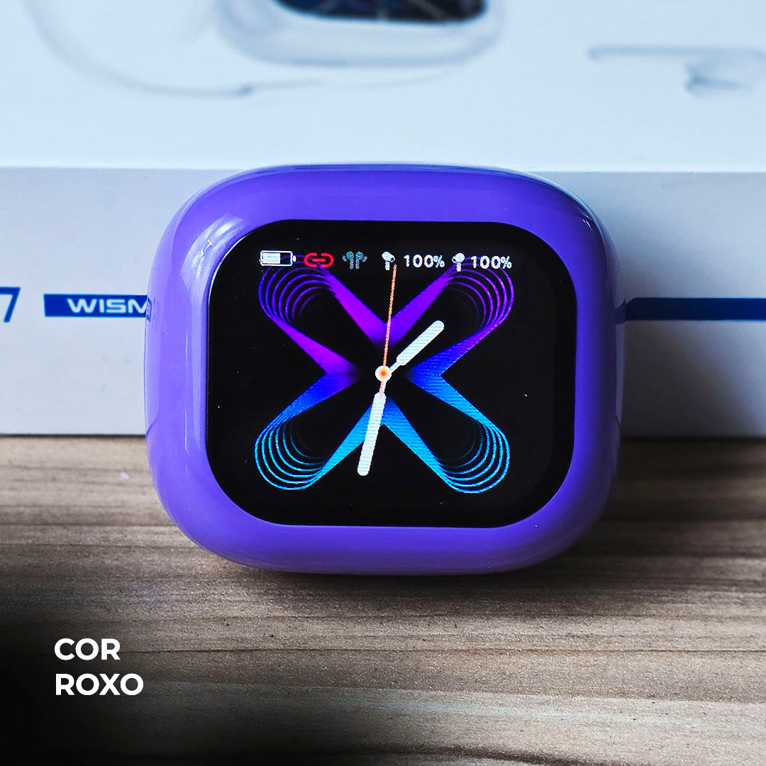 Imersão Total: Fone Wisme WT 7 com Cancelamento de Ruído (ANC) e Smart Case Touch