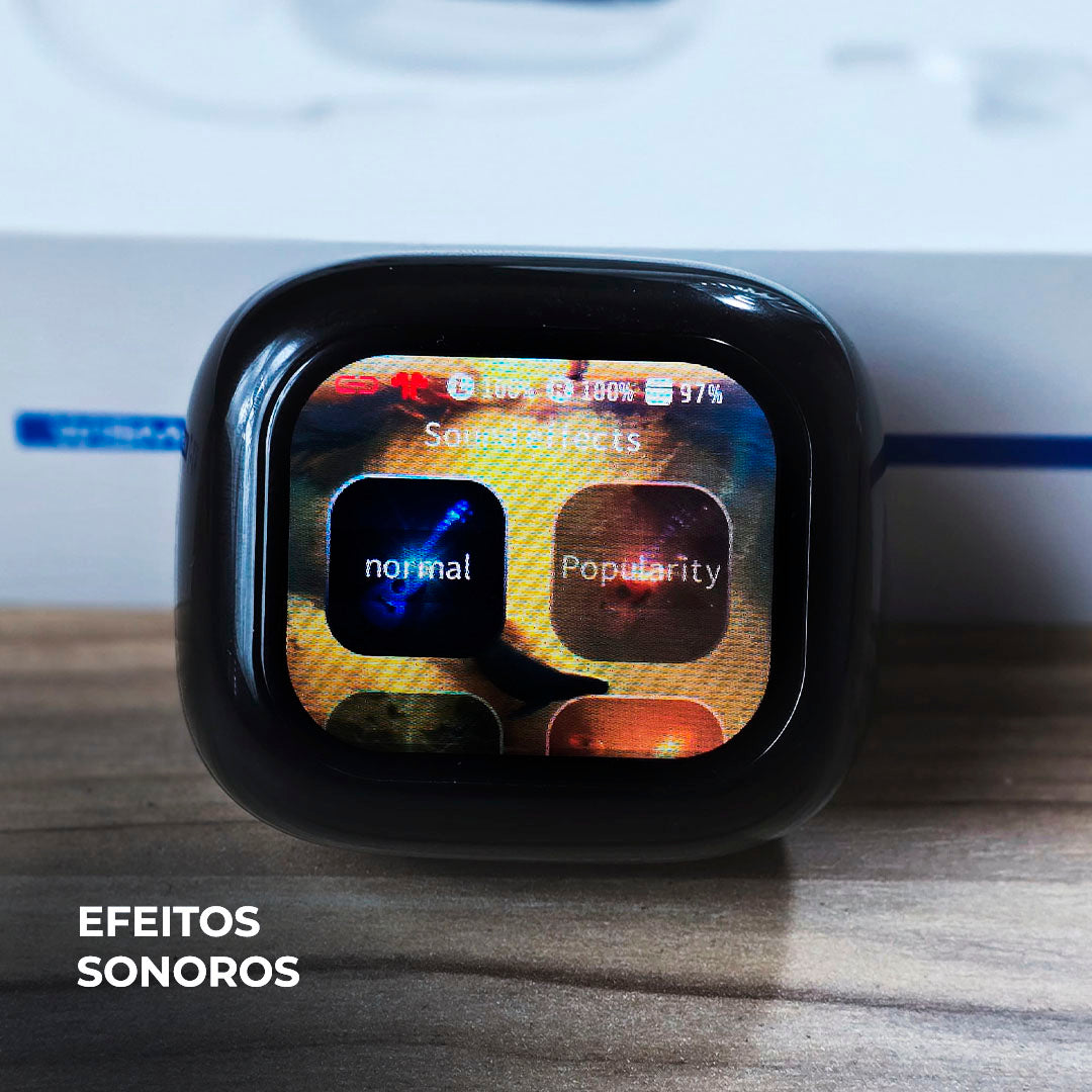 Imersão Total: Fone Wisme WT 7 com Cancelamento de Ruído (ANC) e Smart Case Touch