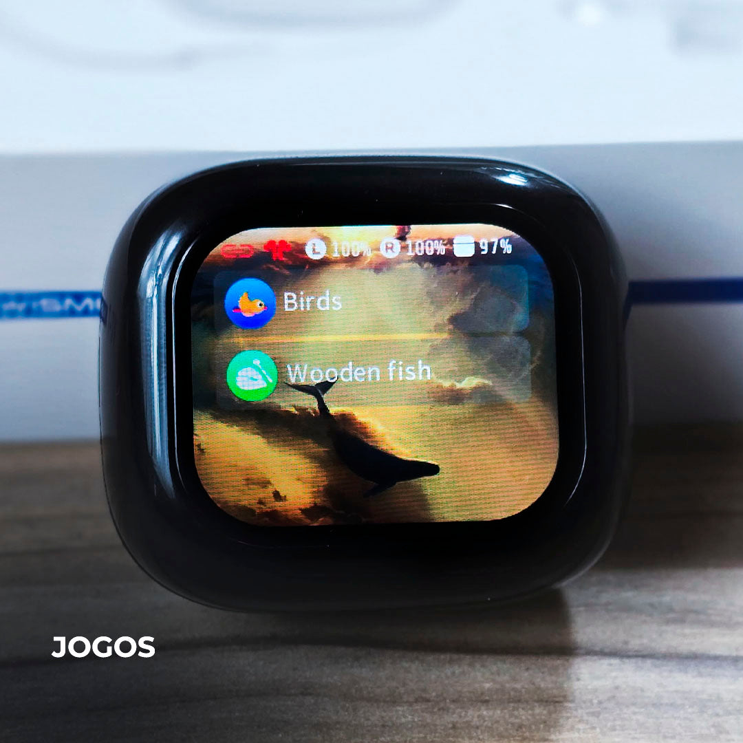 Imersão Total: Fone Wisme WT 7 com Cancelamento de Ruído (ANC) e Smart Case Touch