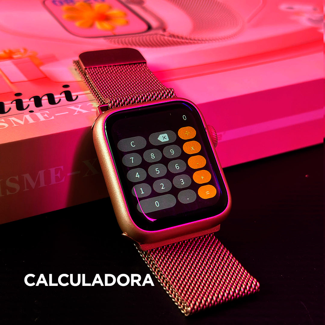 O Kit Mais Completo: Smartwatch X33 Mini com 5 Pulseiras + Fone Bluetooth de Brinde