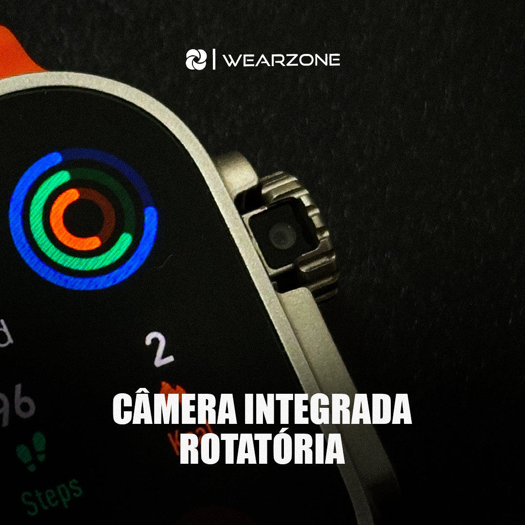 Horizon Pro: O Gadget Definitivo. Smartwatch com Câmera Rotativa, Pagamento NFC e 16GB de Memória