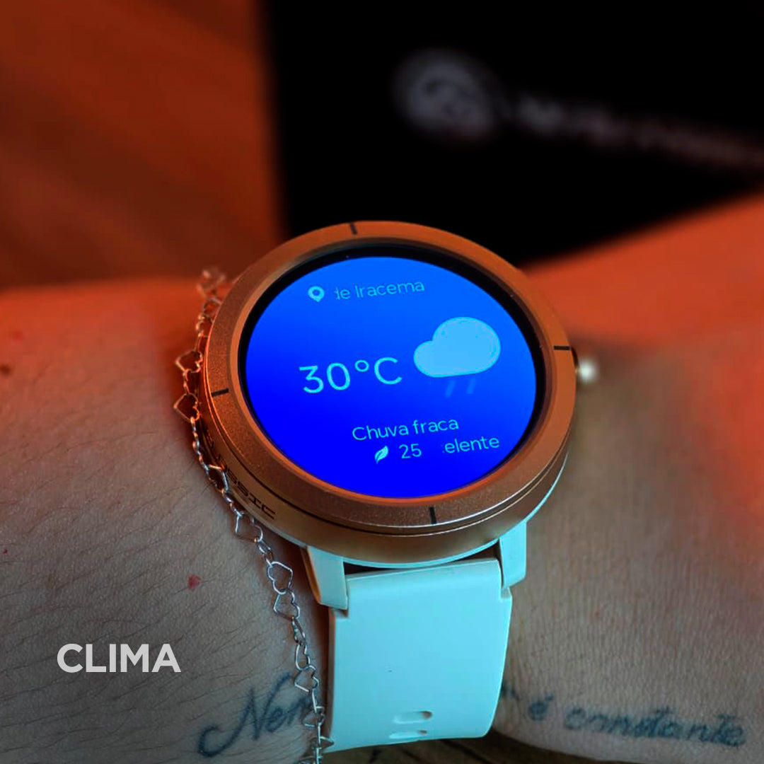 Smartwatch WEARZONE FLARE: Nível Militar IP69k e Proteção Total contra Água do Mar (GPS + 5ATM)