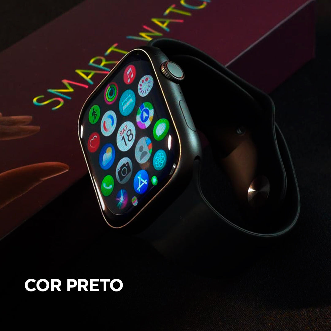 Lançamento Série 9: Smartwatch W29s com Função Toque Duplo (2 Gestos) e Tela de 47mm