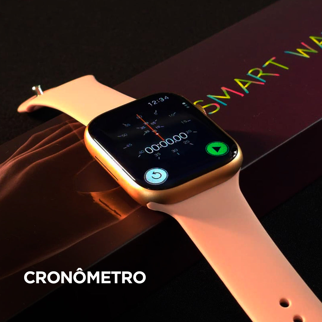 Lançamento Série 9: Smartwatch W29s com Função Toque Duplo (2 Gestos) e Tela de 47mm