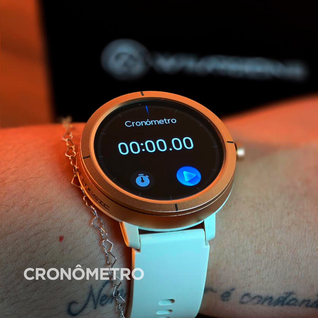 Smartwatch WEARZONE FLARE: Nível Militar IP69k e Proteção Total contra Água do Mar (GPS + 5ATM)