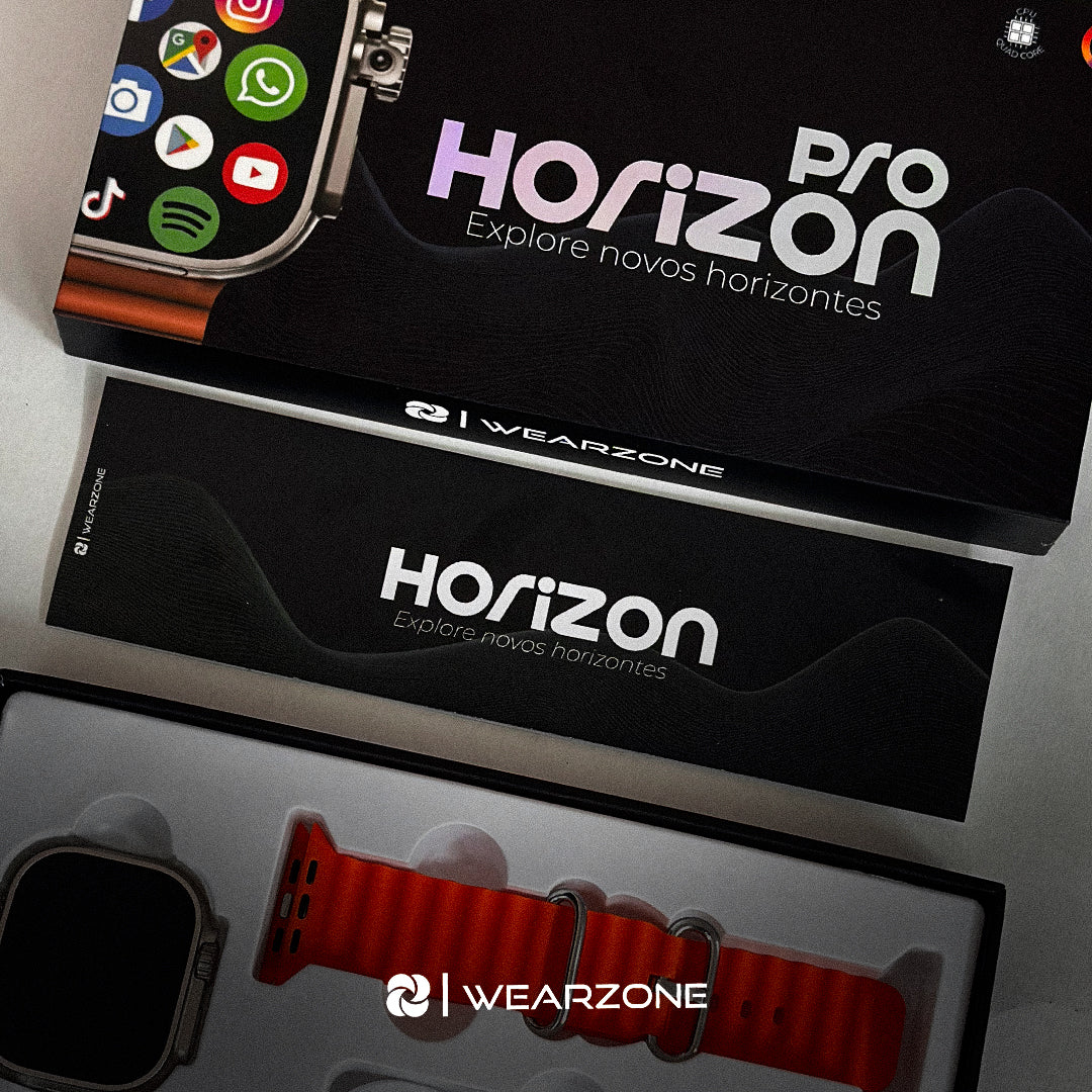 Horizon Pro: O Gadget Definitivo. Smartwatch com Câmera Rotativa, Pagamento NFC e 16GB de Memória