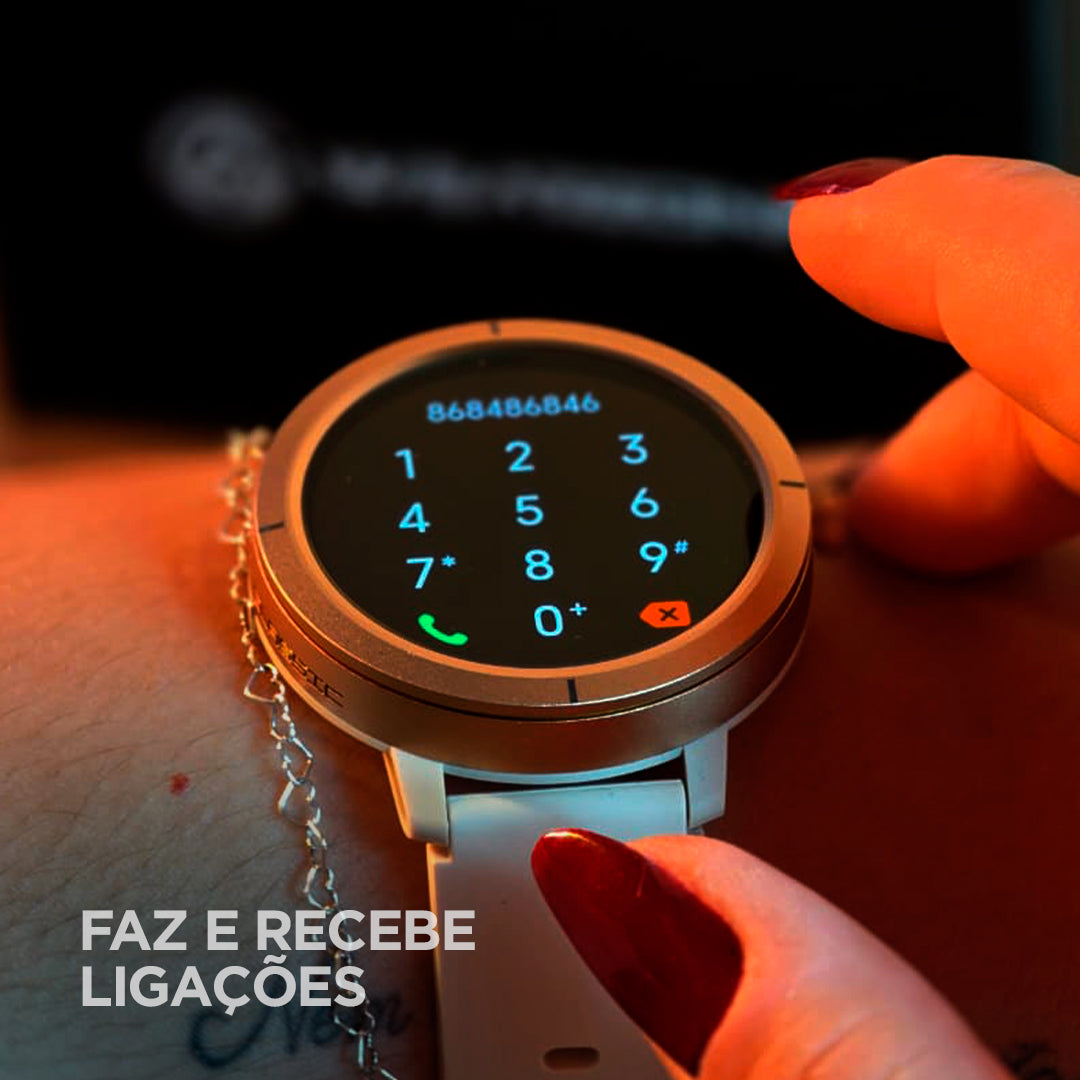 Smartwatch WEARZONE FLARE: Nível Militar IP69k e Proteção Total contra Água do Mar (GPS + 5ATM)