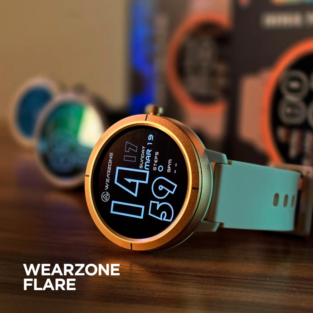 Smartwatch WEARZONE FLARE: Nível Militar IP69k e Proteção Total contra Água do Mar (GPS + 5ATM)