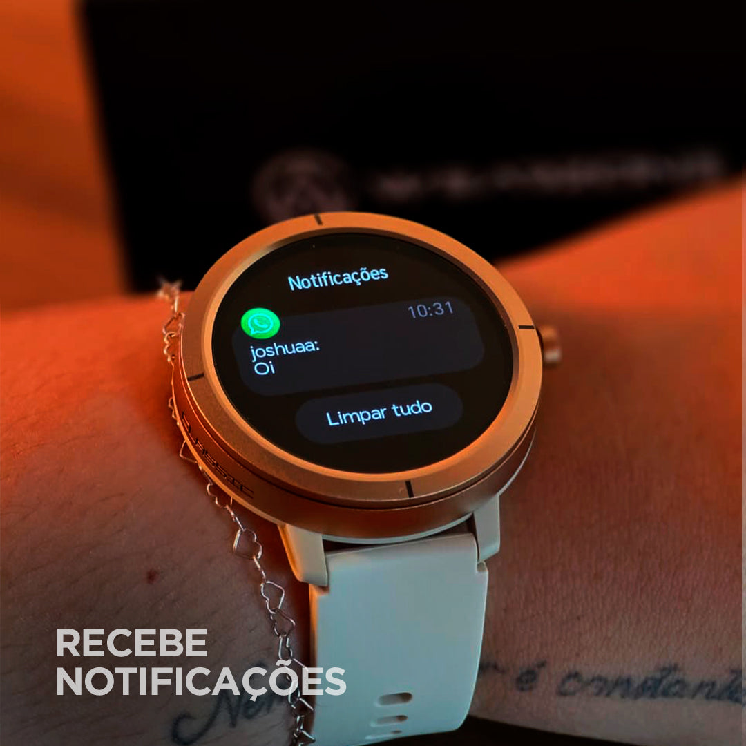 Smartwatch WEARZONE FLARE: Nível Militar IP69k e Proteção Total contra Água do Mar (GPS + 5ATM)