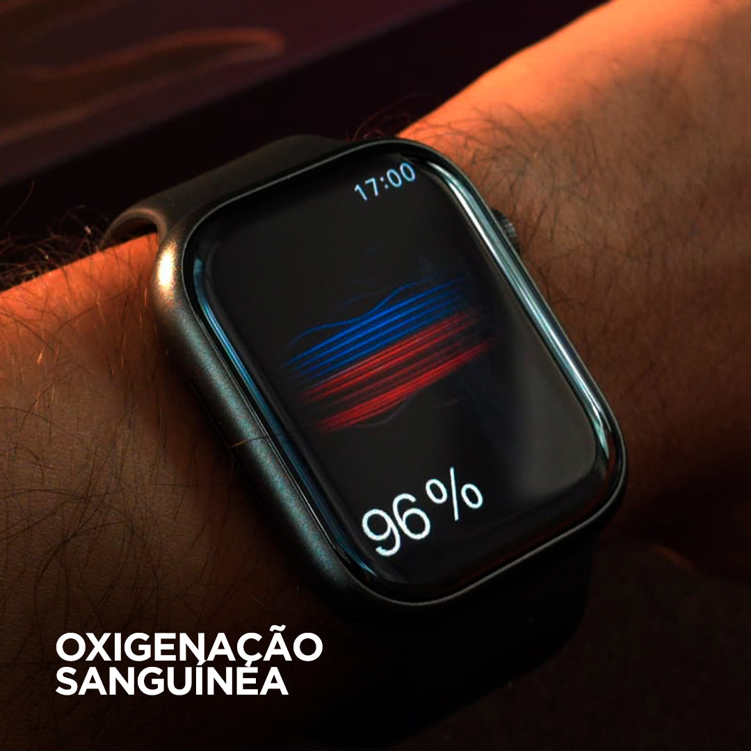 Lançamento Série 9: Smartwatch W29s com Função Toque Duplo (2 Gestos) e Tela de 47mm
