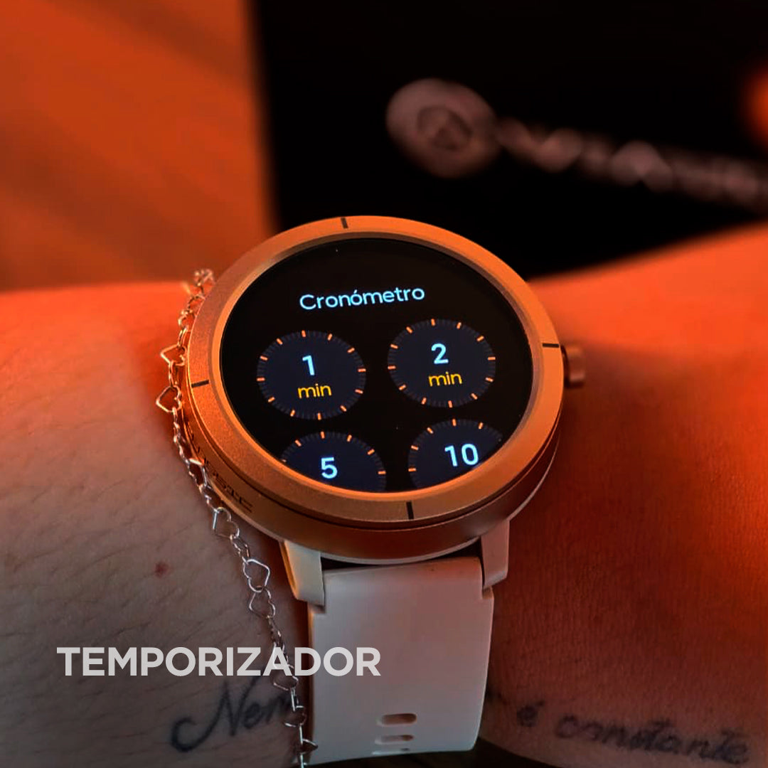 Smartwatch WEARZONE FLARE: Nível Militar IP69k e Proteção Total contra Água do Mar (GPS + 5ATM)